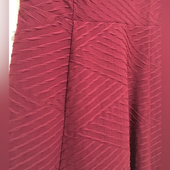 Red Flare Dress - Picture 4 of 5